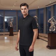 The Lapel Short-sleeved Business Casual Polo Shirt