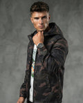 The Autumnal Camouflage Unisex Hooded Jacket