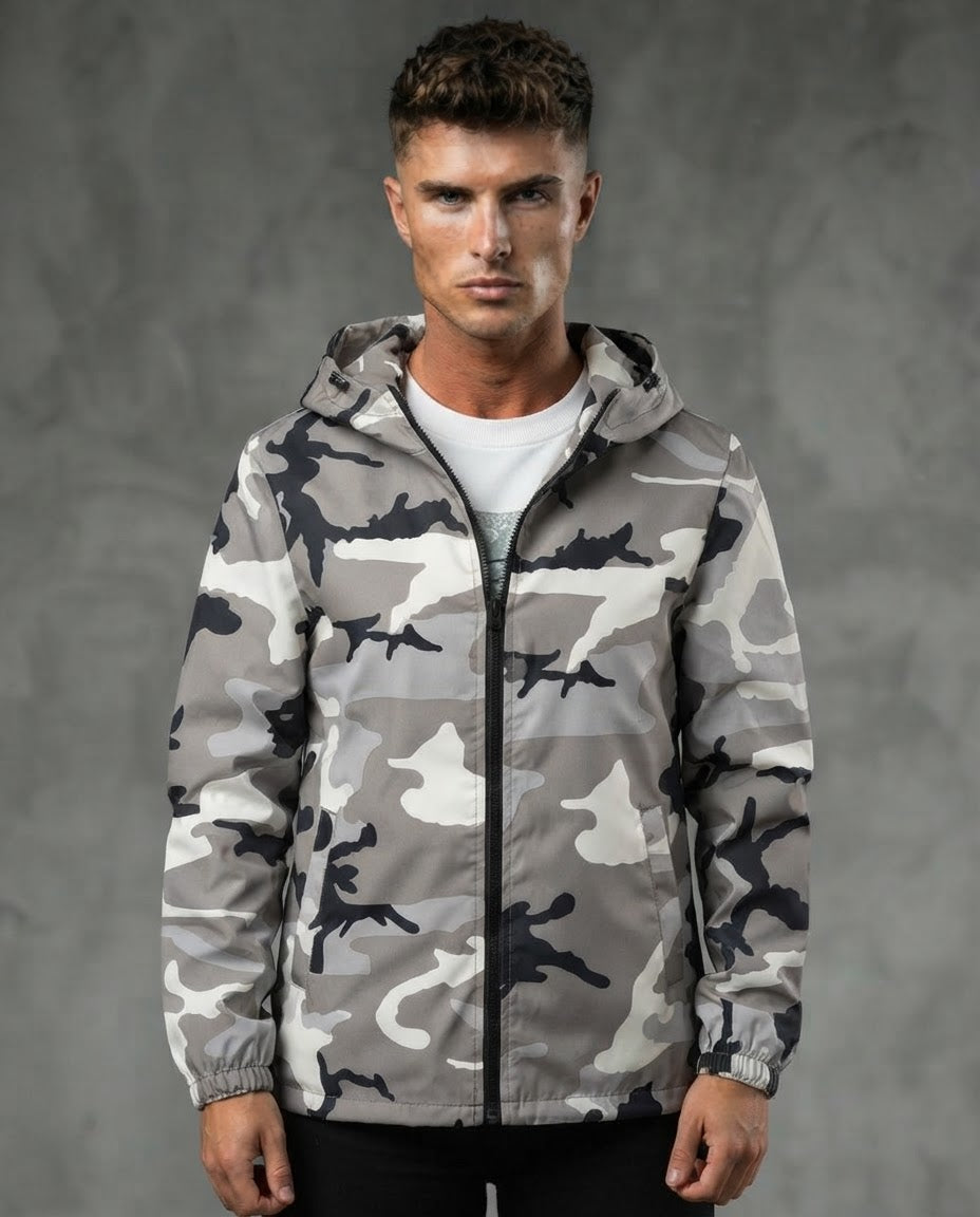 The Autumnal Camouflage Unisex Hooded Jacket