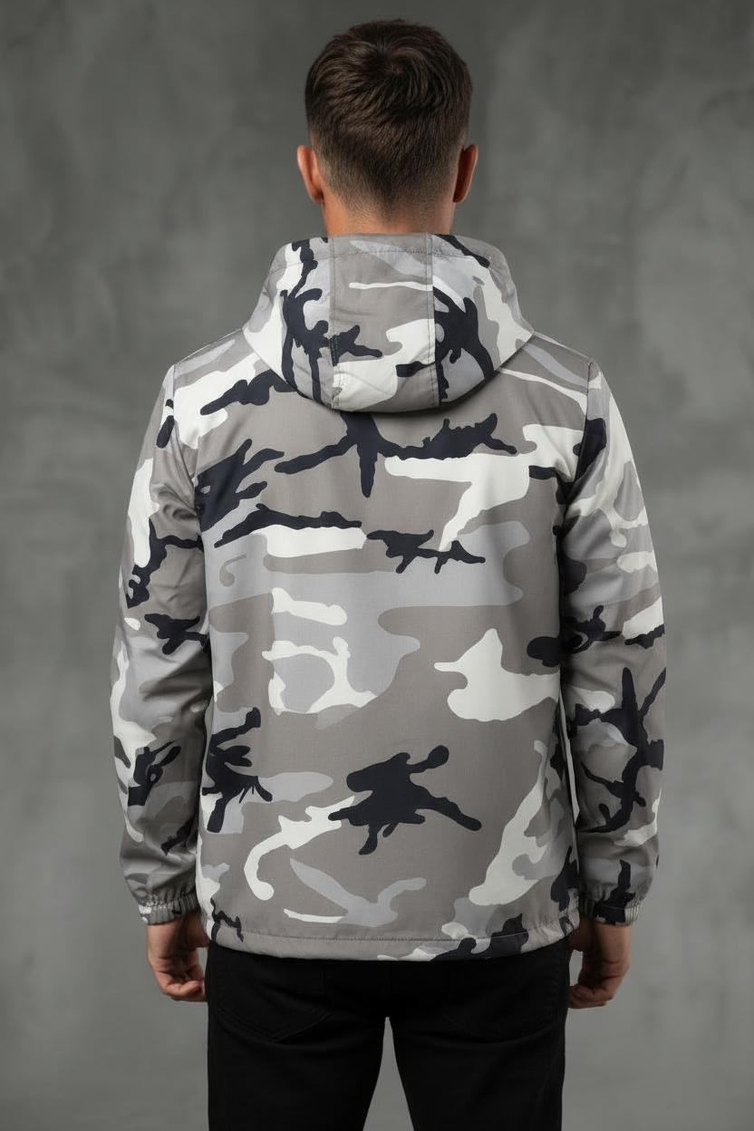 The Autumnal Camouflage Unisex Hooded Jacket