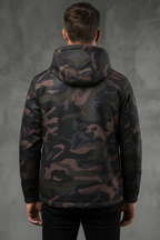 The Autumnal Camouflage Unisex Hooded Jacket
