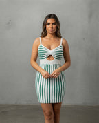 The Elegant Spring/Summer Bicolor Sleeveless Dress