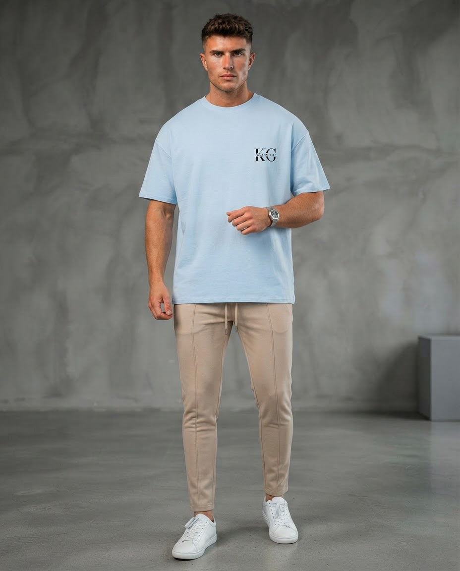 Krowngallery Oversized Shirt: I'M NOT LUCKY. I'M BUILT.