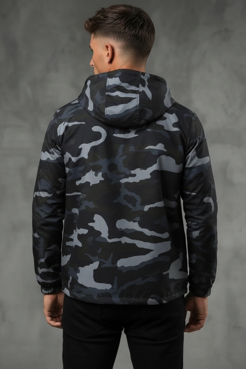 The Autumnal Camouflage Unisex Hooded Jacket