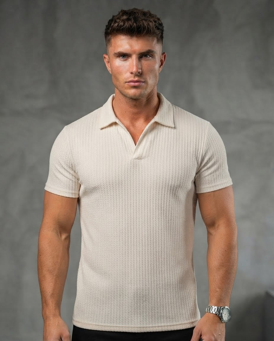 The Textured Knit Sophisticate Polo
