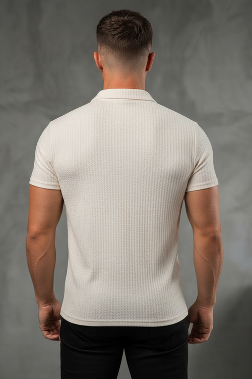 The Textured Knit Sophisticate Polo