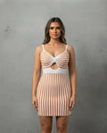 The Elegant Spring/Summer Bicolor Sleeveless Dress