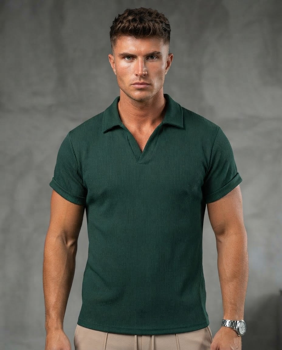 The Textured Knit Sophisticate Polo