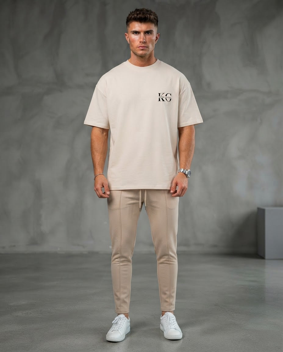 Krowngallery Oversized Shirt: I'M NOT LUCKY. I'M BUILT.