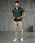 The Textured Knit Sophisticate Polo