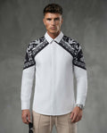 Luxury Palace Style Long Sleeve Patchwork