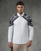 Luxury Palace Style Long Sleeve Patchwork