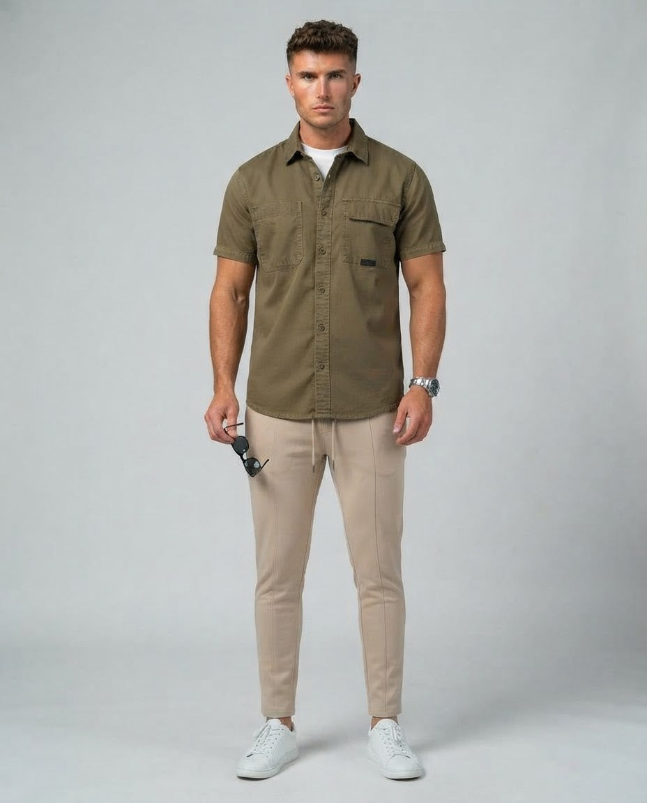 Summertime Manhattan Retro Cotton Polo