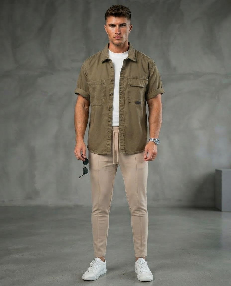 Summertime Manhattan Retro Cotton Polo