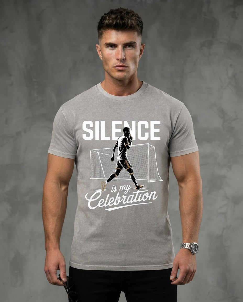 VACANCY Oversized Shirt: SILENCE IS MY CELEBRATION