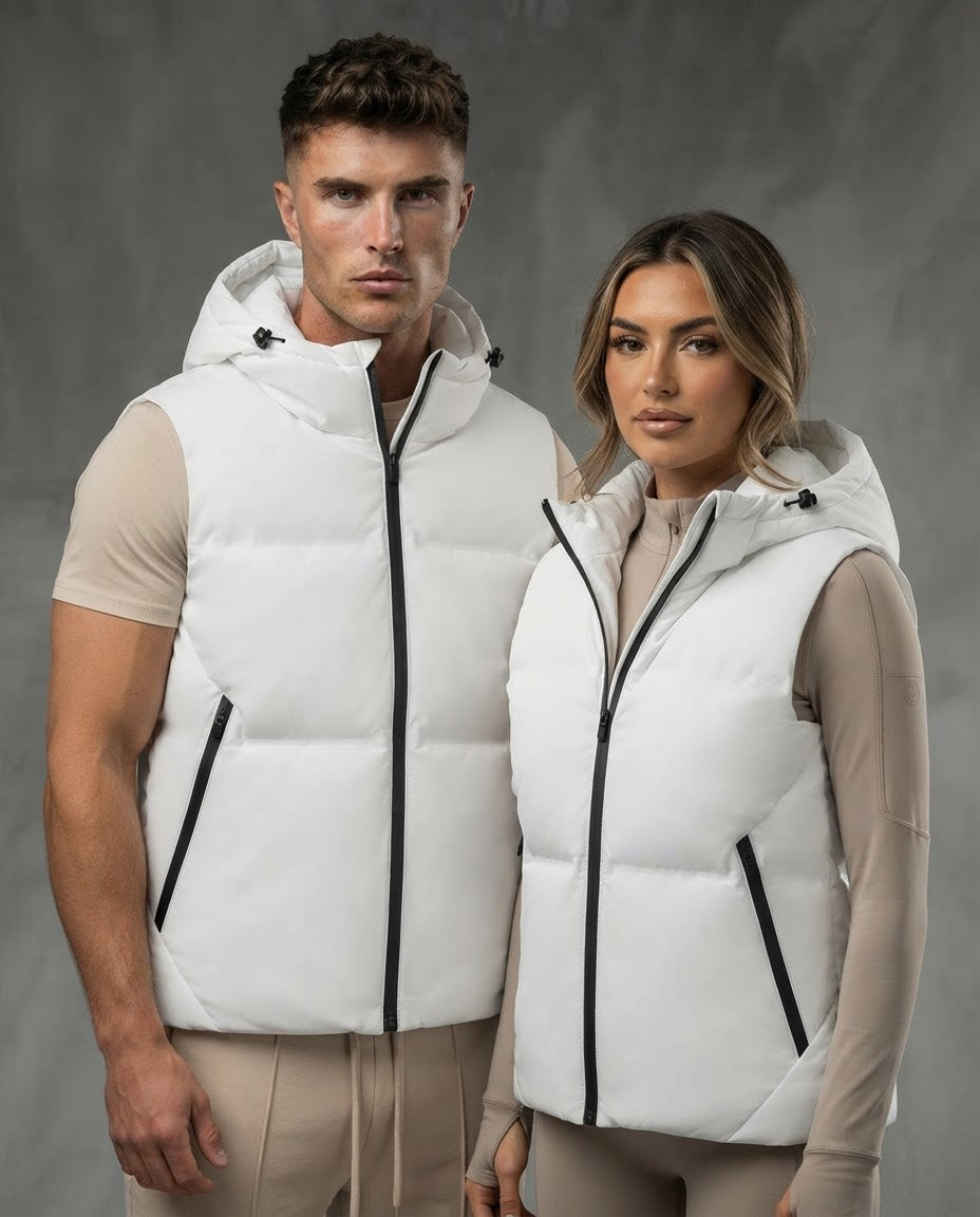 The Elegant Loose-Fit Hooded Vest