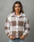 The Elegant Dual-Face Velvet Plaid Jacket