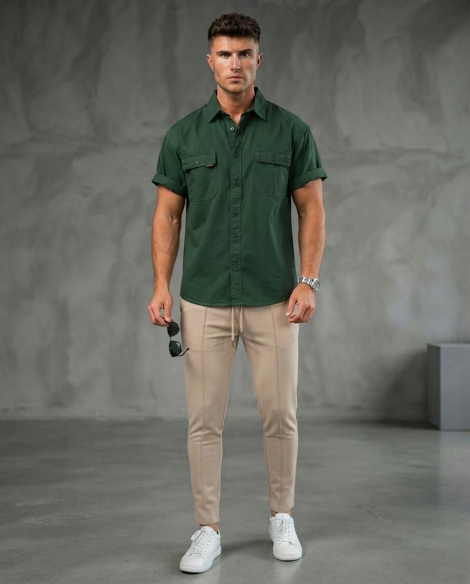 Summertime Manhattan Retro Cotton Polo