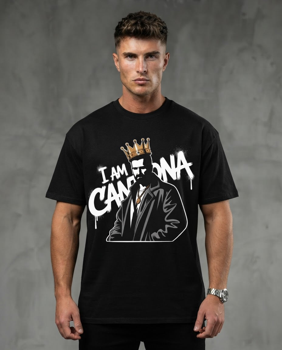Krowngallery oversized Shirt : I AM CANTONA