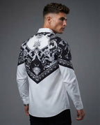 Luxury Palace Style Long Sleeve Patchwork