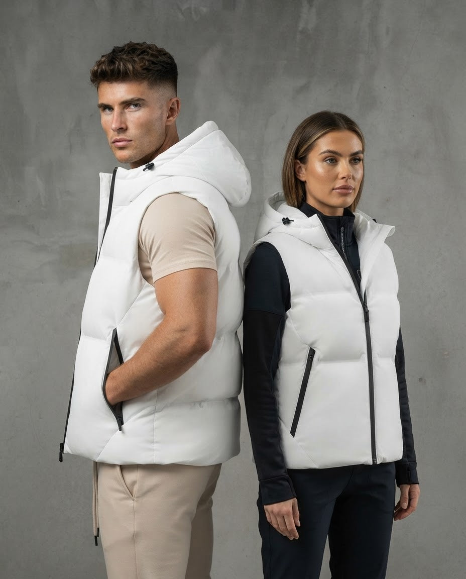 The Elegant Loose-Fit Hooded Vest