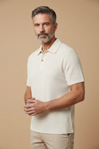 The Textured Knit Sophisticate Polo