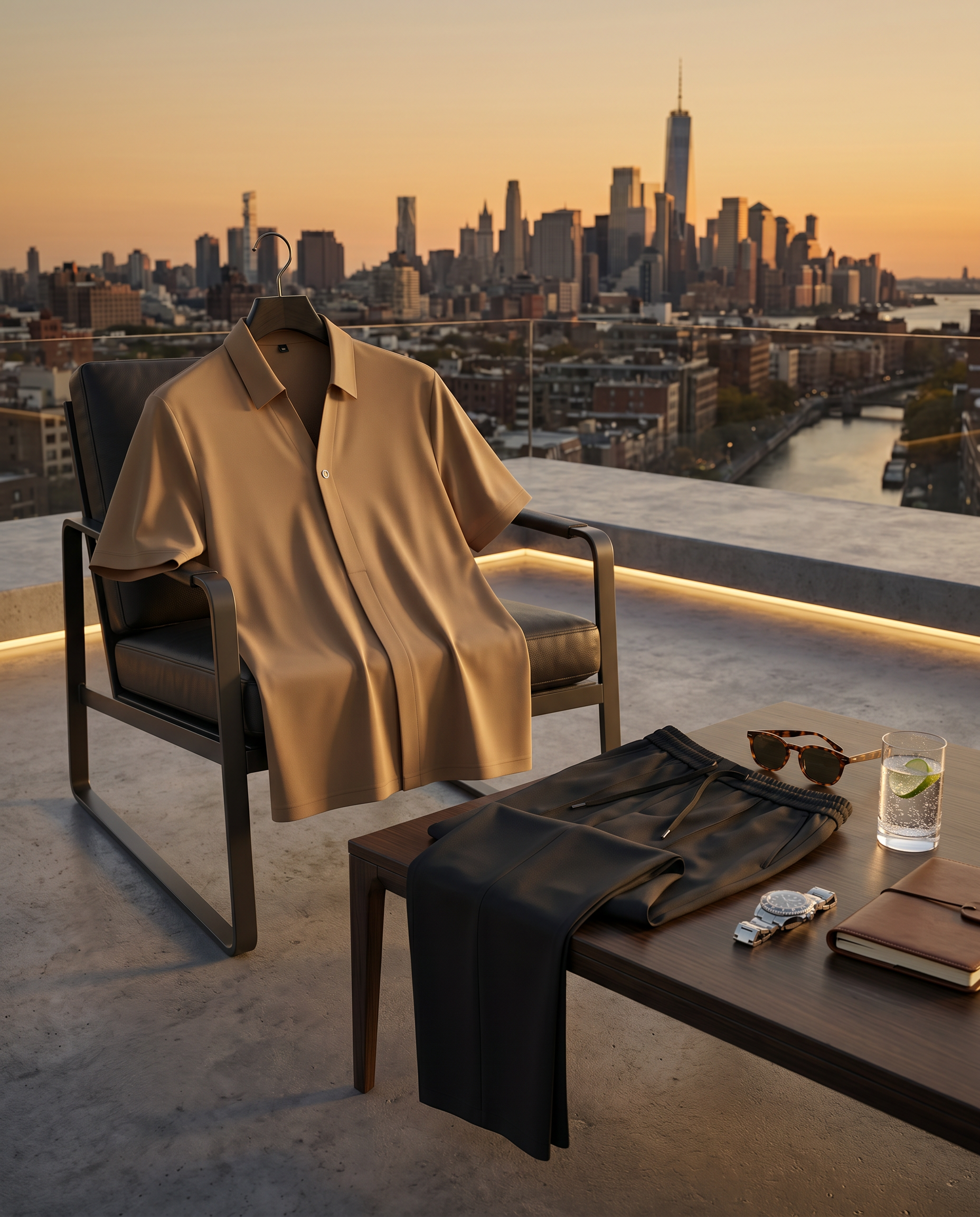 The Alexander Men's Luxury Ice Silk Ensemble