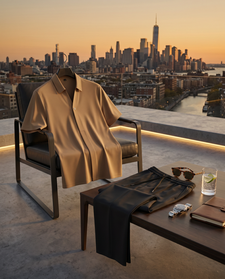 The Alexander Men's Luxury Ice Silk Ensemble