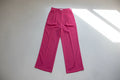 The Hot Pink Wide-Leg Business Pants