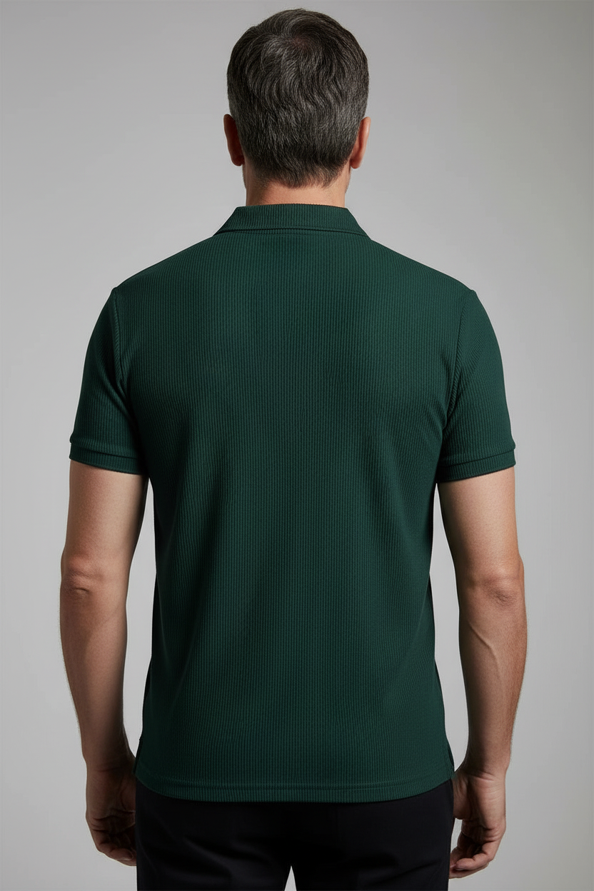 The Textured Knit Sophisticate Polo