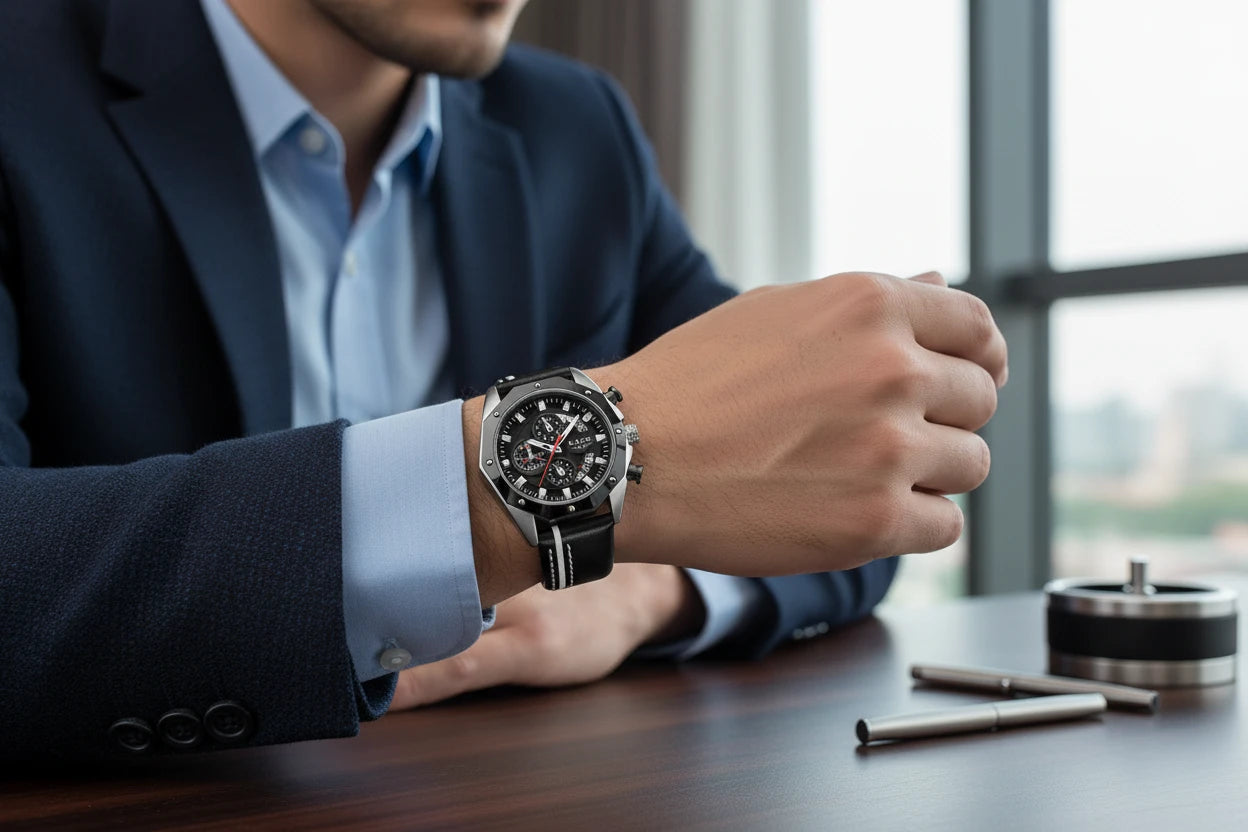 The Sporty Silicone Chronograph