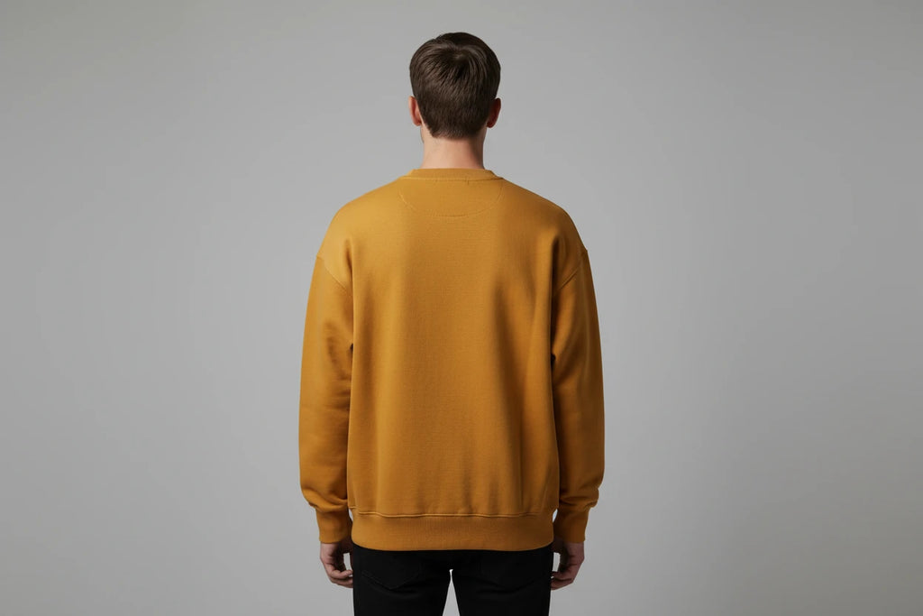 The Luxe Cotton Velvet-Lined Sweater