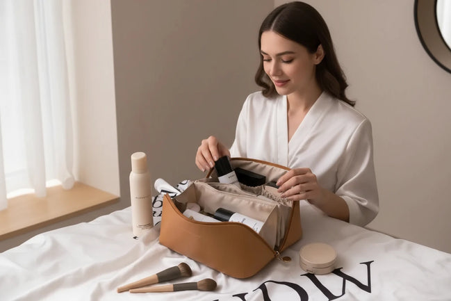 The Elegant Voyager Makeup Organizer