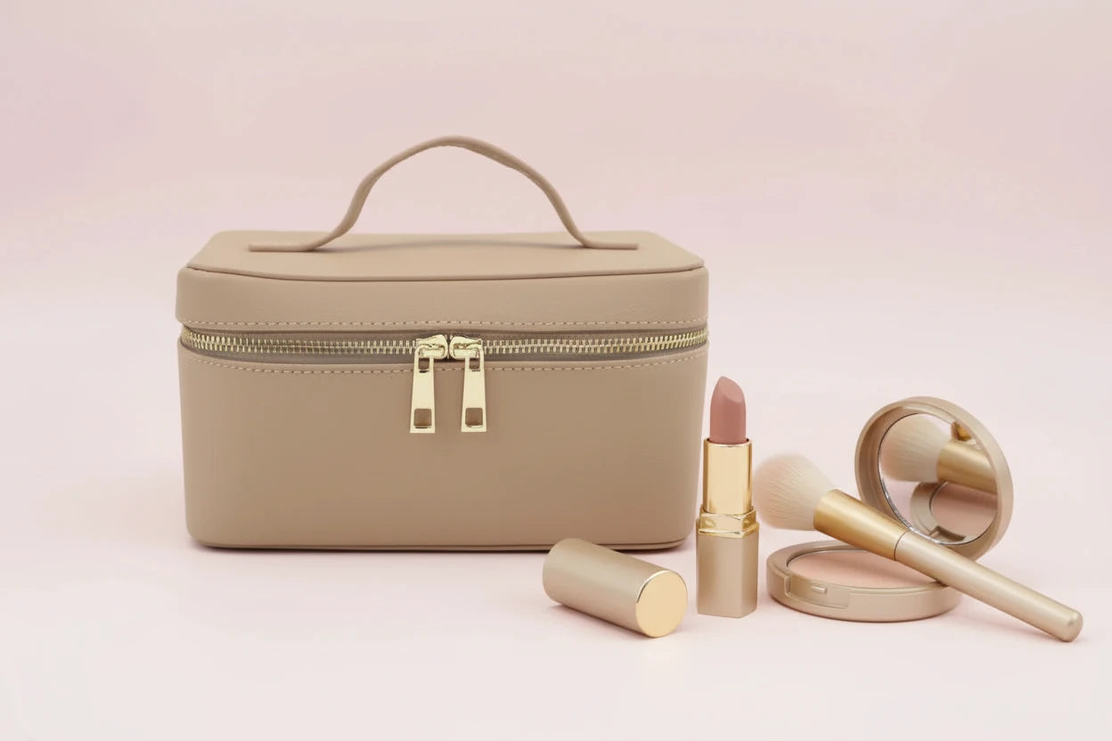The Genuine Leather Vanity Case