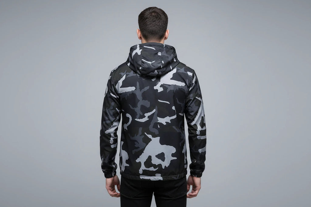 The Autumnal Camouflage Unisex Hooded Jacket