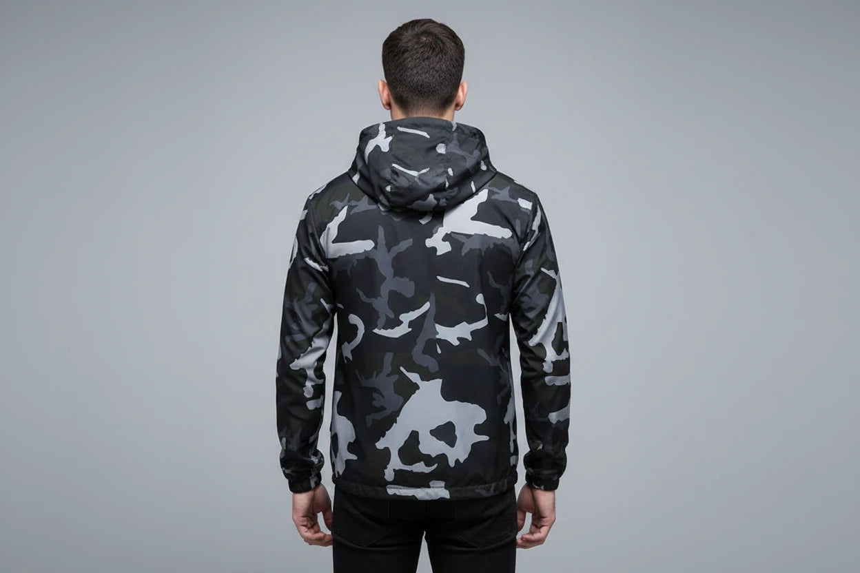 The Autumnal Camouflage Unisex Hooded Jacket